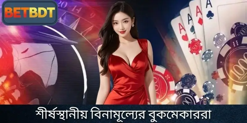 শীর্ষস্থানীয় বিনামূল্যের বুকমেকাররা